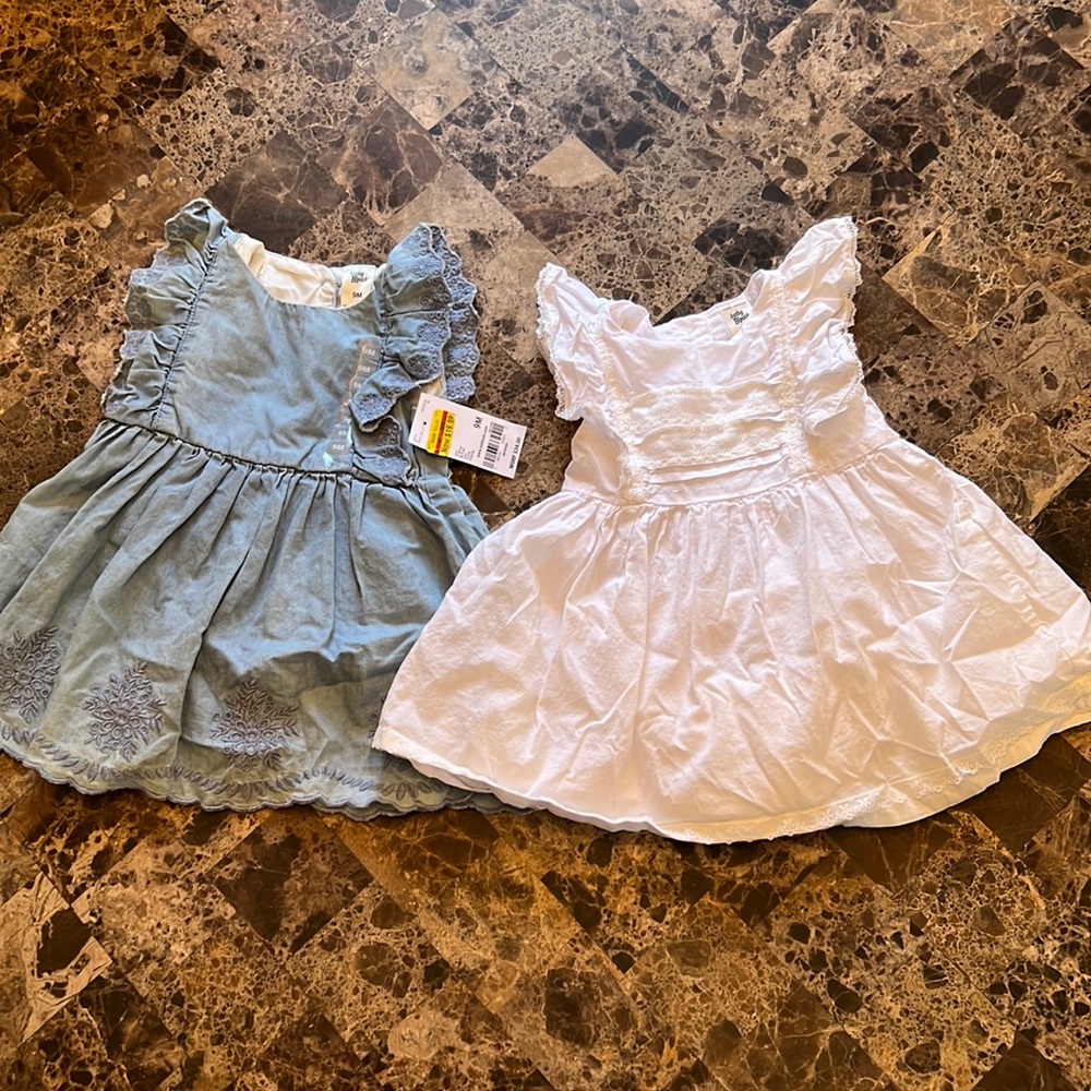 2 OshKosh Bgosh Dresses. 1 NWT.